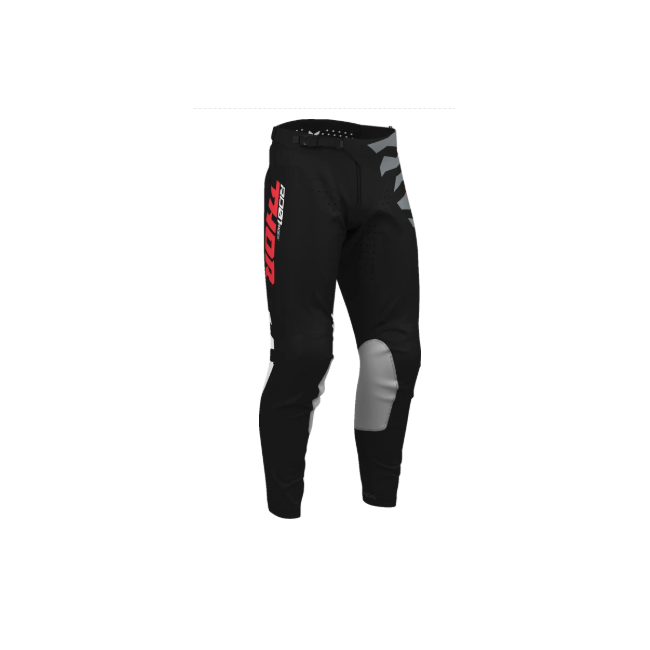 PANTALON THOR LAUNCHMODE SHREDDER 2027 NEGRO BLANCO ROJO GRIS