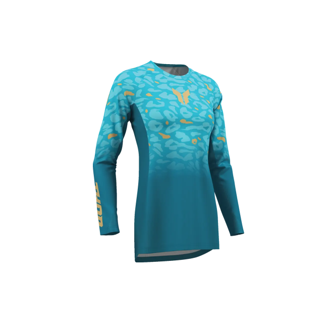 CAMISETA MUJER 2027 LAUNCHMODE SPOTTED AZUL