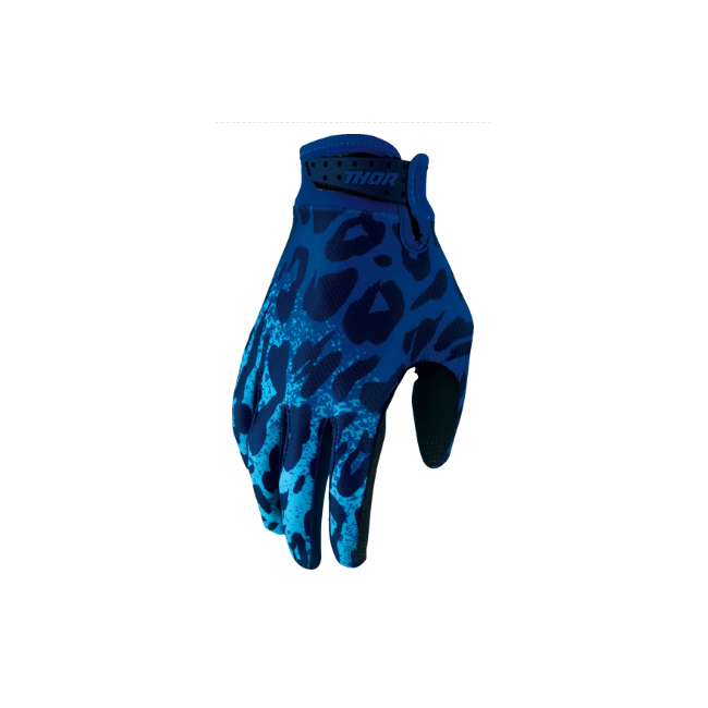 GUANTE THOR JUNIOR LAUNCHMODE SHOCKIE LEOPARDO AZUL