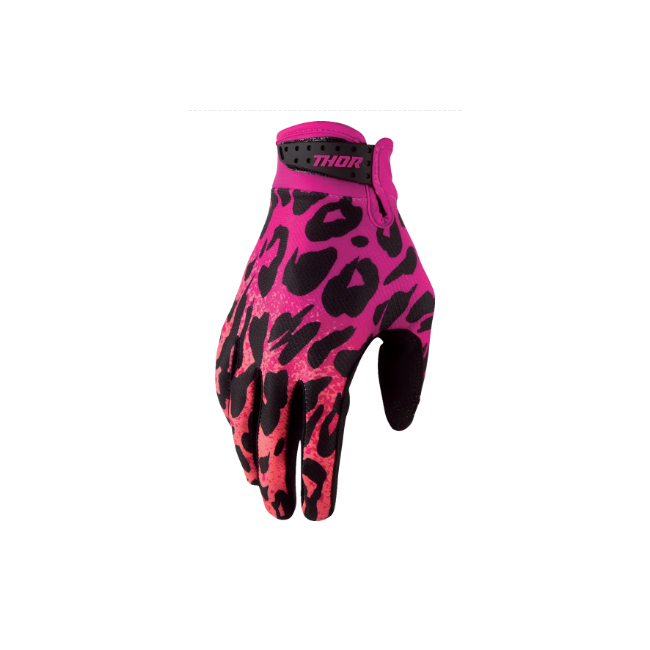 GUANTE THOR JUNIOR LAUNCHMODE SHOCKIE LEOPARDO ROSA