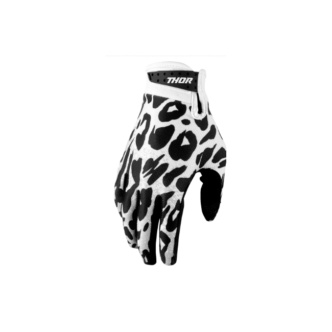 GUANTE THOR JUNIOR LAUNCHMODE SHOCKIE LEOPARDO BLANCO