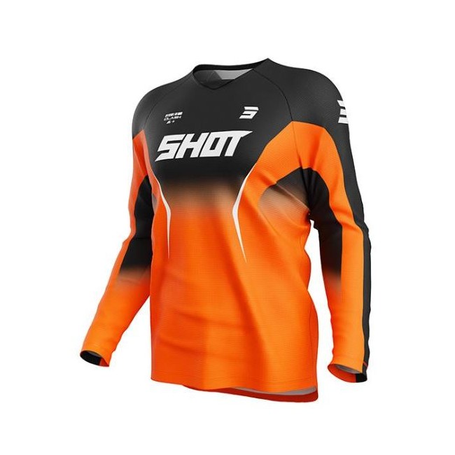 CAMISETA SHOT DRAW CLASH ORANGE