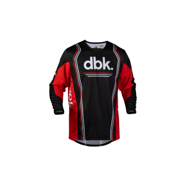CAMISETA FLY 2027 KINETIC DBK ROJO NEGRO