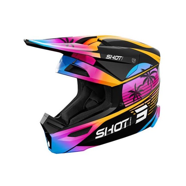 CASCO FURIOUS JUNIOR MIAMI BRILLO