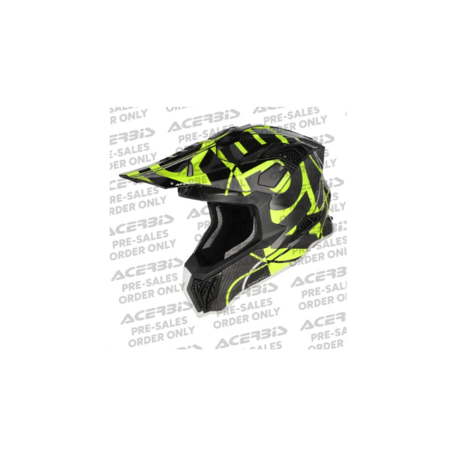 CASCO ACERBIS AIRSTRIKE-C NEGRO AMARILLO