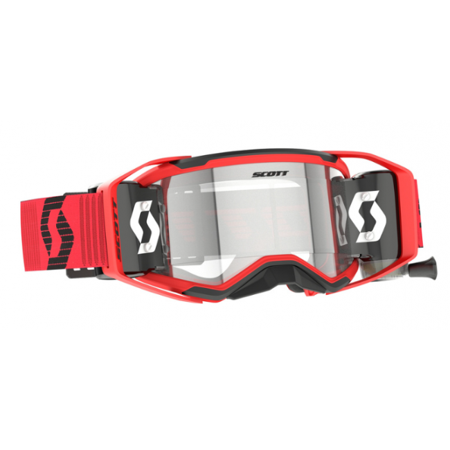 GAFAS SCOTT PROSPECT ROJO BLANCO LENTE CLEAR WORKS