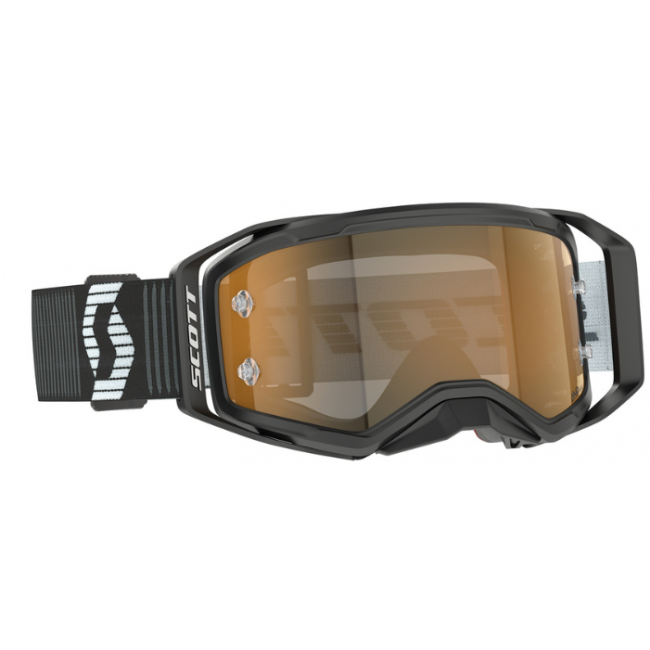 GAFAS SCOTT PROSPECT AMP NEGRO BLANCO LENTE DORADO CORMADO