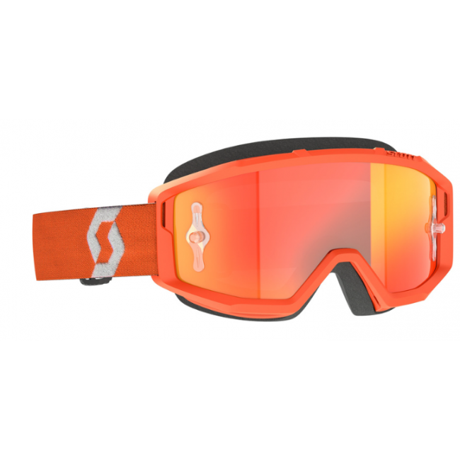 Gafas SCOTT Primal  Naranja/Blanco Lente Naranja cromado