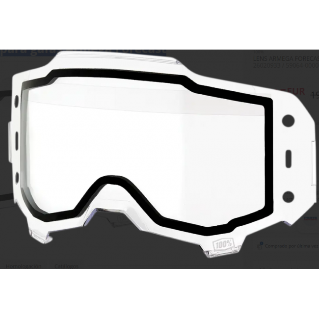 Lente doble para gafas Armega Forecast