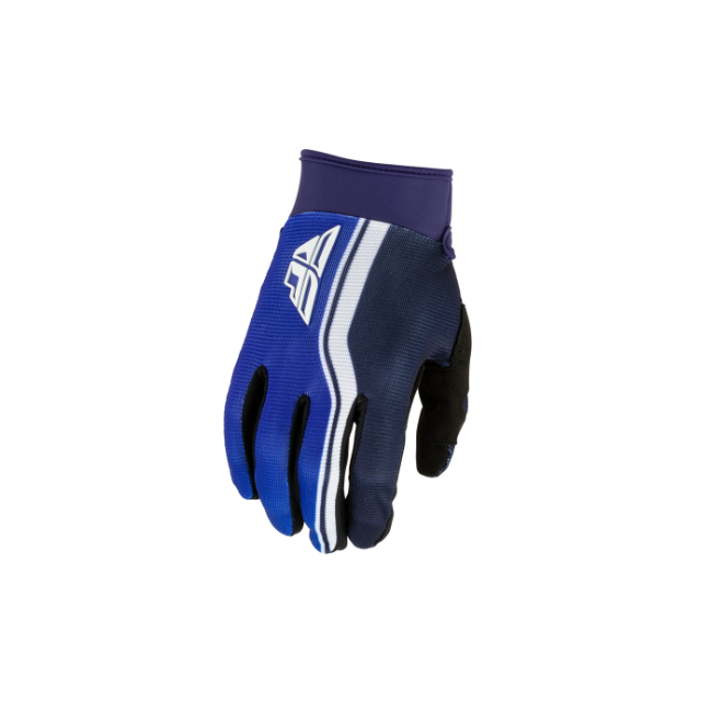 GUANTE FLY RACING JUNIOR F-16 BLANCO AZUL