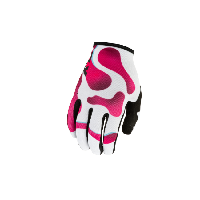 GUANTE FLY RACING JUNIOR LITE VIBE BLANCO ROSA BLANCO