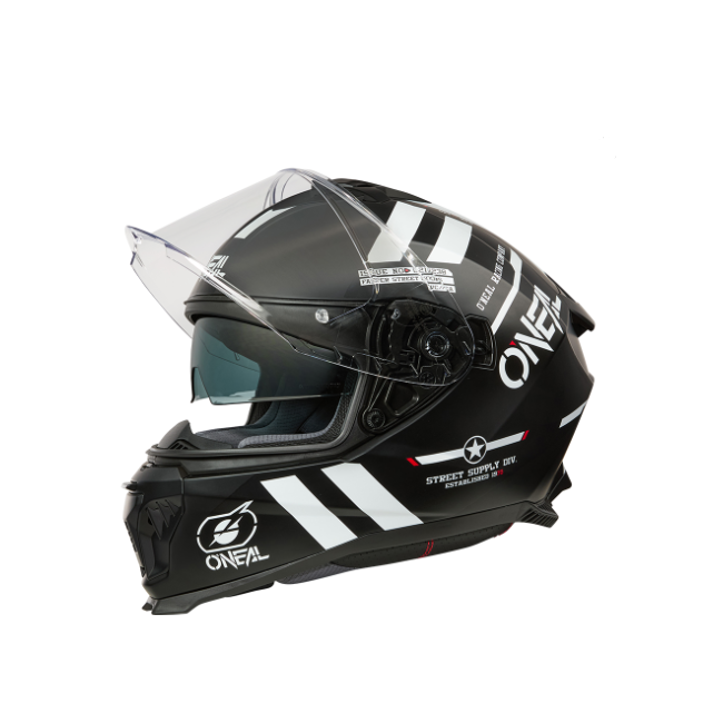 CASCO ONEAL CHALLENGER Helmet WARHAWK NEGRO BLANCO