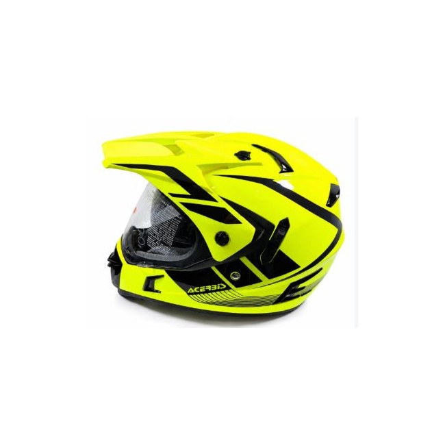 CASCO ACERBIS ACTIVE GRAFFIX AMARILLO/NEGRO