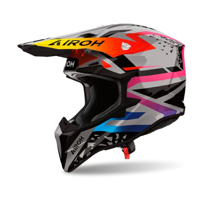 CASCO WRAAAP KARMA BRILLO NEGRO
