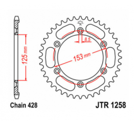 Corona JT SPROCKETS ACERO...