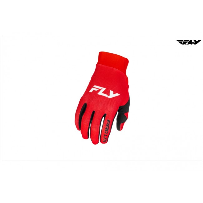 Guantes FLY RACING Pro Lite - rojo/blanco