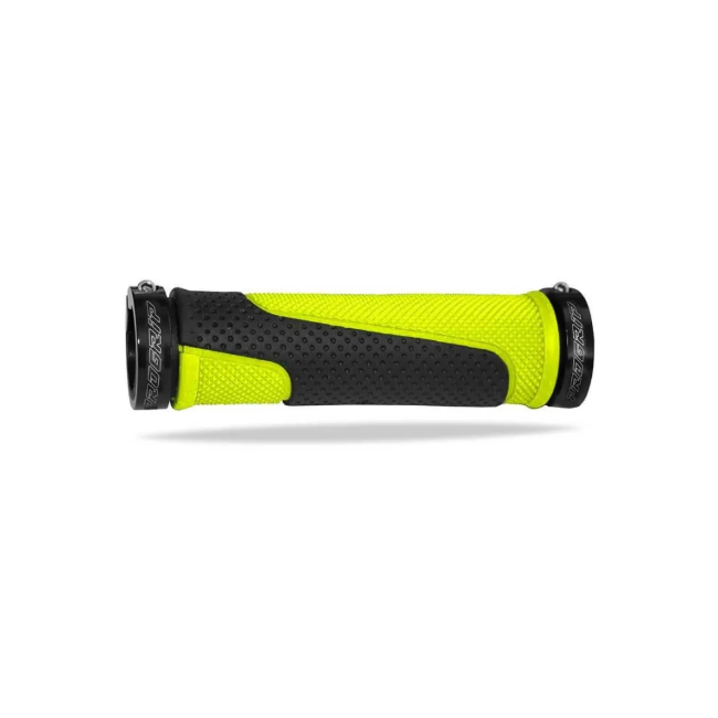 Puños para gatillo JetSki ATV MTB PROGRIP Lock On 997-299 Negro Amarillo Fluor