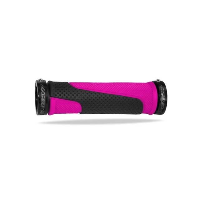 Puños para gatillo JetSki ATV MTB PROGRIP Lock On 997-297 Negro Rosa